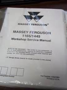 1165 - Fiche technique Massey Ferguson 1165
