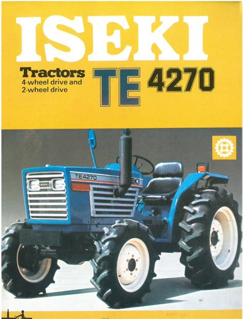 TE4270 - Fiche technique Iseki TE4270